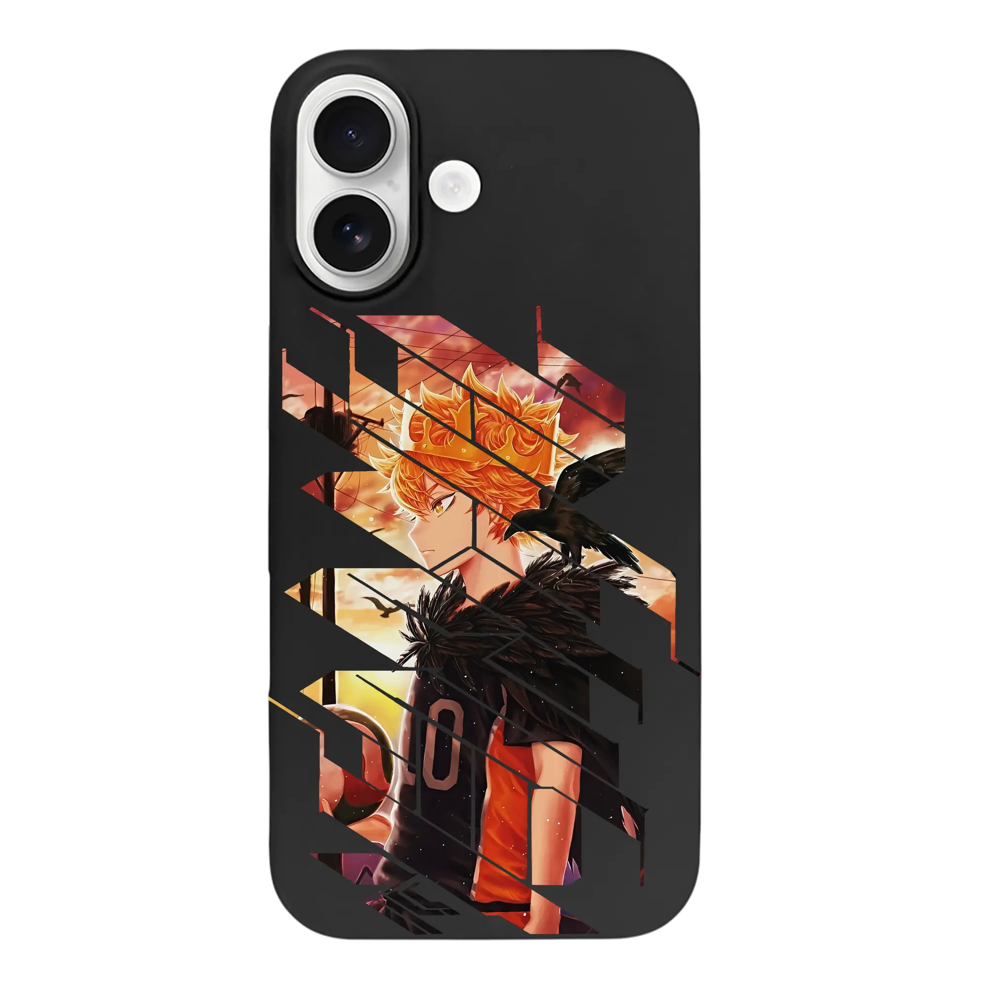 ハイキュー!! グッズ,日向翔陽 - iPhone 17 シリーズ シリコンケース 薄型 耐衝撃 指紋防止 ソフトタッチカバー 精密フィット 傷防止 保護ケース iPhone 17/17 Air/17 Pro/17 Pro Max 対応